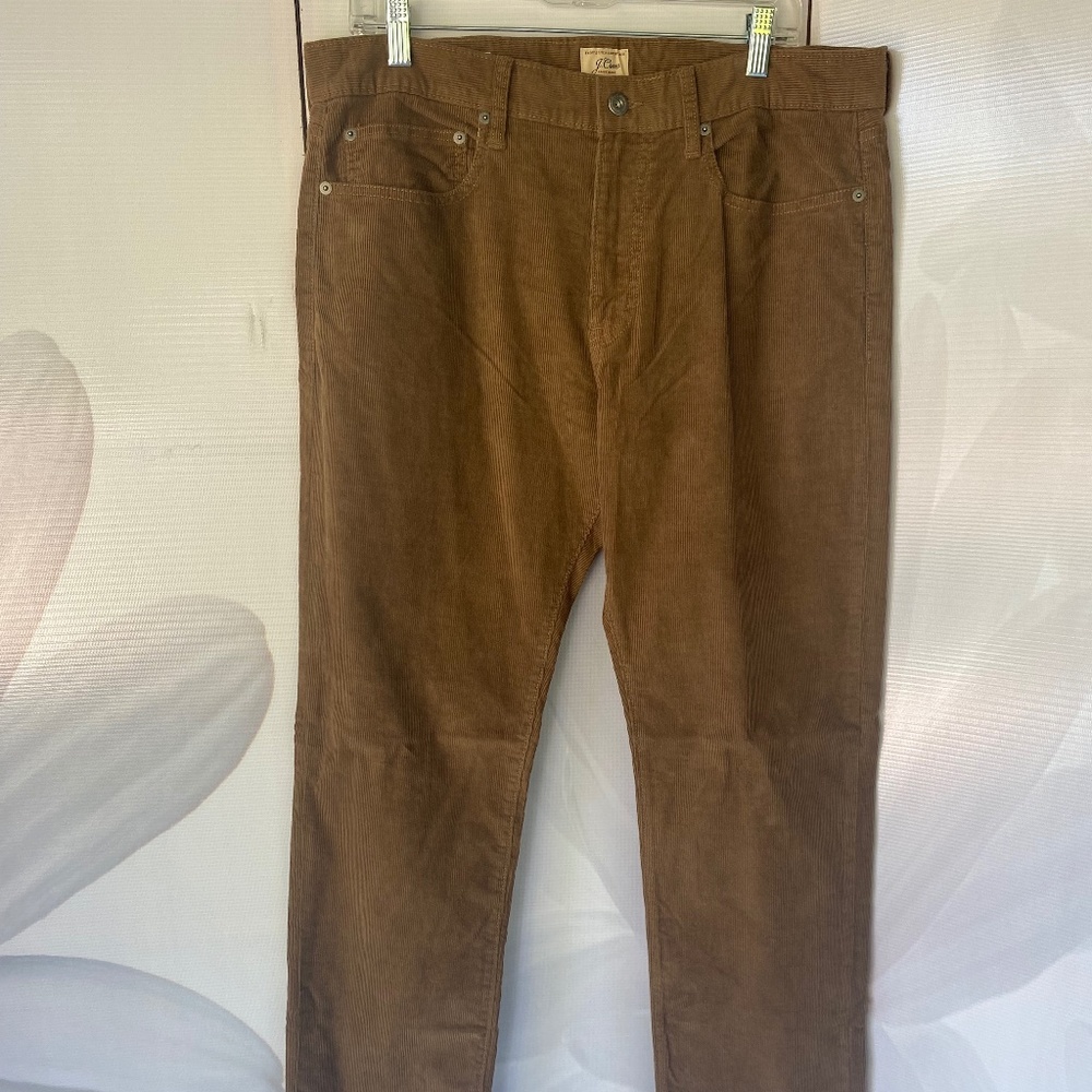 J Crew classic brown cord pants